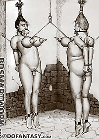 The losers gets thrown in with the diseased, smelly criminals in the pit to be used as a common fuckslut pic 3