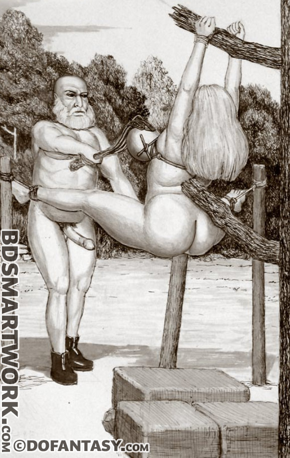 She wailed as the leather lashed at her flesh