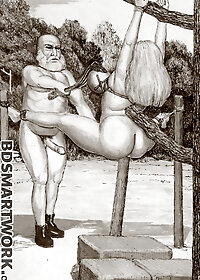 She wailed as the leather lashed at her flesh pic 3