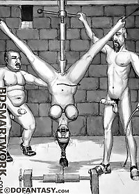 He yanked his bulbous cock-head out Cathy's hole and strode across the room pic 1