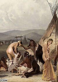 Petunia could only scream and scream as her tight, virgin asshole was plundered by the war chief pic 2