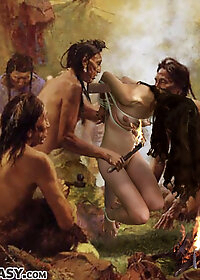 Poor Matilda could only watch in horror as her dear daughter was stripped naked pic 1