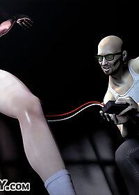 Her pussy muscles and labia twitched and spasmed pic 2