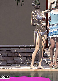 He rammed the full length of his throbbing cock deep inside her tight snatch pic 1