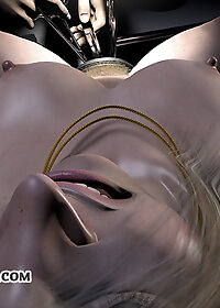 It tried uselessly to eject the massive invader buried between her legs pic 1