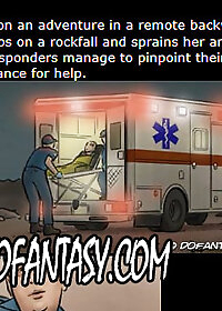 Things go terribly wrong when a trio of tight tushies go hiking in the woods pic 3