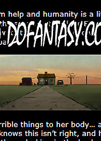 One crazy dude and one crazy scared slut pic 2