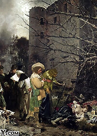 Open your mouth, witch, and suck a holy cock for a change pic 3