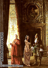 As he fucked her he slapped her breasts hard, forehand and backhand pic 2