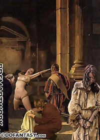 As he fucked her he slapped her breasts hard, forehand and backhand pic 3