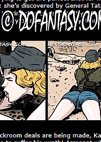 General Tata is a fearsome monster who knows no mercy, especially not toward beautiful, proud, and arrogant white women pic 4