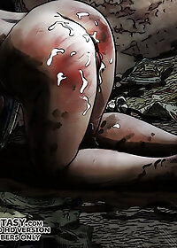 My bottom was still sore from being flogged again and again pic 3