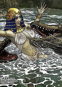 A large stone phallus was inserted in her anus and a leather phallus was inserted into her vagina pic 2