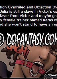 Julia fell from grace and turned from arrogant, star lawyer to sniveling, desperate, slut slave pic 1