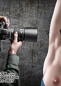 He ran his finger tips over her underarm and softly stroked toward her large tit pic 1