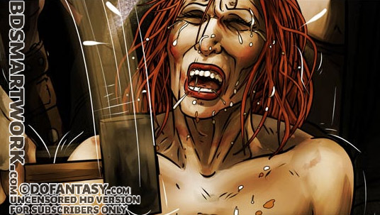 You spent the day flogging and fucking your slaves