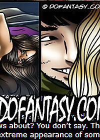 Screaming silently and struggling madly in her invisible prison while stuffed full in every hole pic 5