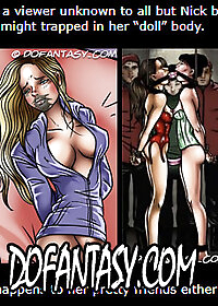 Screaming silently and struggling madly in her invisible prison while stuffed full in every hole pic 7