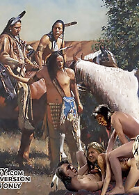 They tied a rope round her neck and made her walk quickly behind the horses with her hands tied back pic 1