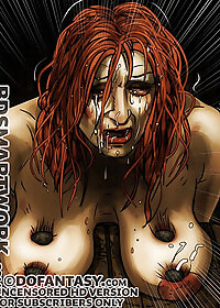 In an attack of anger he ran back and stuffed a bronze phallus down her throat, breaking some of her teeth pic 1