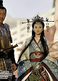 Tan An was thrown through a show trial while the guards stripped the screaming slut of her silks and pearls until she was naked pic 3