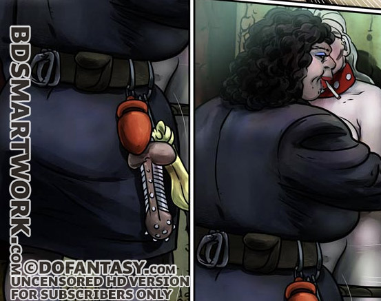 They had straps around their breasts and their vulva