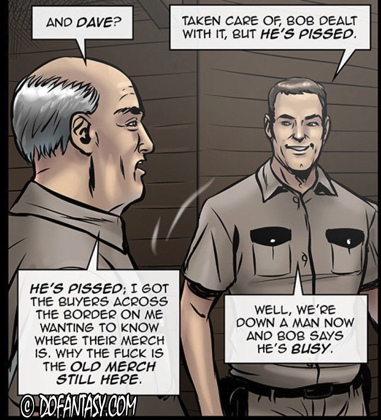 Women are soon restrained, undressed, bound, and placed in the trailer alongside the earlier captives